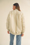 MABLE Back Ruched Utiltiy Bomber Jacket