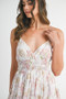 MABLE Floral Print Tiered Cami Maxi Dress