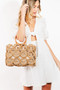 Fame Intricate Braided Wheels Handbag