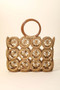 Fame Intricate Braided Wheels Handbag