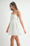 MABLE Eyelet Lace Babydoll Mini Cami Dress