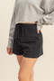 HYFVE Drawstring Waffle Knit Front Pocket Shorts