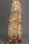 Umgee Full Size Wide Leg Border Print Pants Plus Size