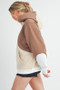 Aemi + Co Color Block Hoodie with Kangaroo Pocket