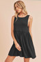 Aemi + Co Round Neck Mini Tank Dress