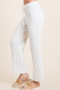 BiBi Cable-Knit High Waist Sweater Pants