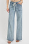 RISEN Full Size Straight Leg Jeans with Pockets Plus Size