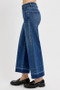 RISEN Full Size Tummy Control High Rise Crop Wide Hem Jeans Plus Size