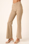 Mittoshop Surplice V Waist Flare Pants