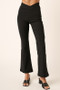 Mittoshop Surplice V Waist Flare Pants