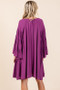 Mittoshop Frill Tie Neck Bell Sleeve Dress