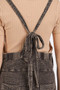 Mittoshop Textured Knotted Wide Strap Overalls