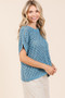 Mittoshop Mineral Wash Openwork Short Sleeve Knit Cover Up