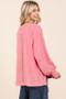Mittoshop Mineral Wash Raglan Long Sleeve Oversized Top