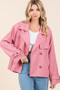 Mittoshop Double Breasted Long Sleeve Trench Coat Jacket