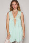 POL Embroidered Pearls Open Front Sleeveless Cardigan