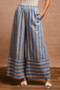 BiBi Striped Wide Leg Pants with Pockets