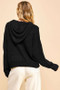 Davi & Dani Drop Shoulder Long Sleeve Hooded Sweater