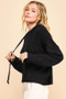 Davi & Dani Drop Shoulder Long Sleeve Hooded Sweater