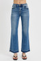 RISEN Full Size Raw Hem Ankle Bootcut Jeans Plus Size