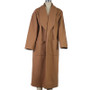 Women Long Sleeve Solid Color Loose Wool Cardigan Coat