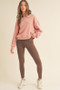 Yelete Full Size Fleece Lined High Waisted Leggings