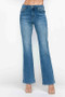 bytos Full Size Cat's Whiskers Mid Rise Bootcut Jeans