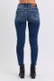 Judy Blue Full Size Run Mid-Rise Waist Skinny Jeans with Thermal Lining