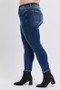 Judy Blue Full Size Run Mid-Rise Waist Skinny Jeans with Thermal Lining