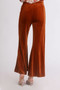 Umgee High Rise Elastic Waist Flare Pants