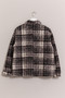 HYFVE Plaid Button Up Boucle Jacket