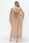 Double Take Full Size Pocketed Hooded Midi Lounge Dress