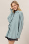 HYFVE Stripe Button Down Long Sleeve Oversized Shirt