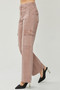 RISEN Full Size High Rise Wide Leg Cargo Jeans