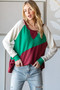 HOPELY Full Size Color Block Long Sleeve T-Shirt