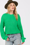 SAGE + FIG Round Neck Drop Shoulder Sweater