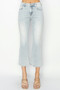 RISEN Full Size Mid Rise Cropped Flare Jeans
