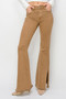 RISEN Bailey Full Size High Waist Side Slit Flare Jeans