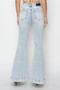 Risen Full Size High Rise Front Patch Pocket Flare Jeans