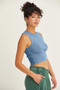 HYFVE Ribbed Knit Cropped Tank