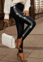 Women'S Beaded Tight Fitting Pants