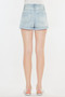 Kancan High Rise Repaired Mom Denim Shorts