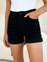 Judy Blue Full Size High Waist Tummy Control Cuffed Denim Shorts