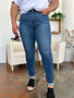 Judy Blue Full Size Cuffed Hem Skinny Jeans