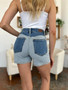 Judy Blue Full Size Color Block Denim Shorts