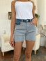 Judy Blue Full Size Color Block Denim Shorts