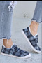 Forever Link Plaid Plush Flat Sneakers