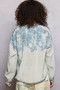POL Floral Embroidered Button Down Long Sleeve Shirt