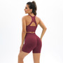 Women Seamless Tank Top and Shorts Yoga Fitness Two Piece