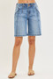 RISEN 2-Button Slouchy Jorts with Pockets